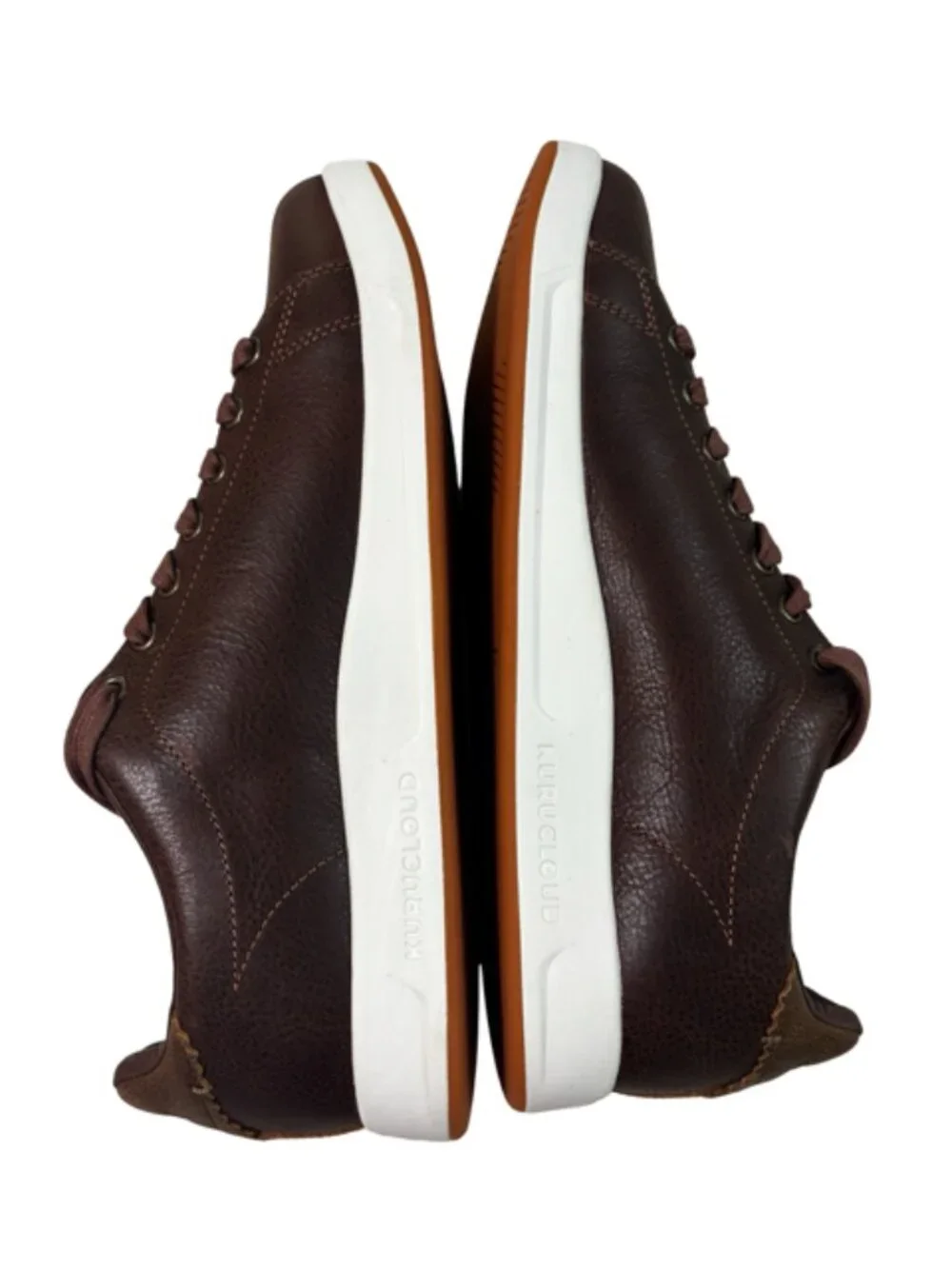 KURU Roam Shoes Mens Size 11 Clove Brown Leather Comfort Walking Sneakers